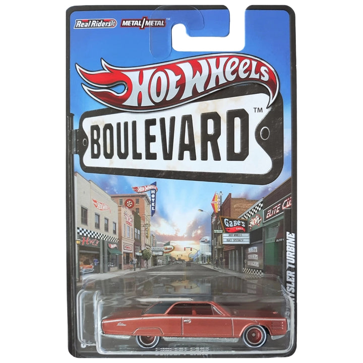 Hot Wheels 1:64 '63 Chrysler Turbine Metalflake Copper