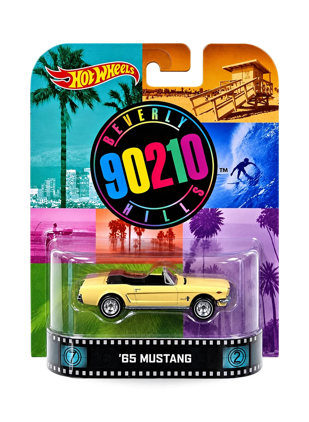 Hot Wheels Entertainment 2014 Mix 5 Ford '65 Mustang 1:64 – Pale Yellow