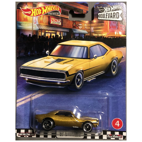 Hot Wheels 1:64 '67 Camaro Metalflake Gold