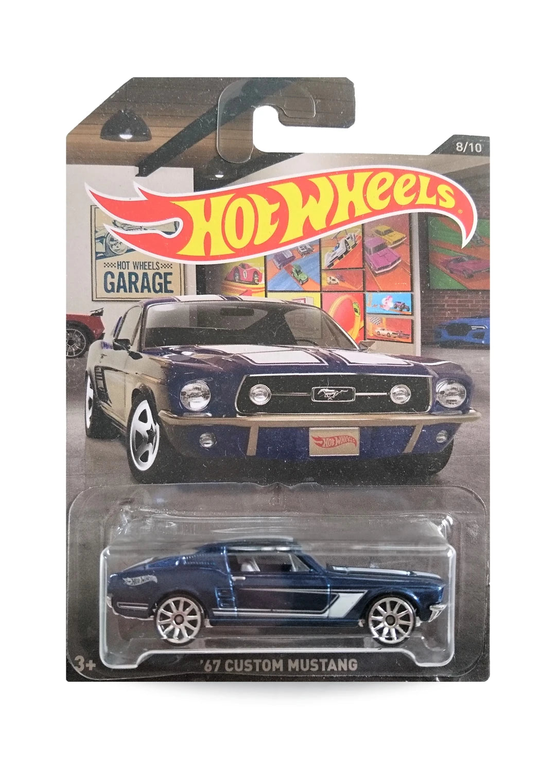 Hot Wheels Garage Series 2016 Ford '67 Custom Mustang 1:64 – Blue