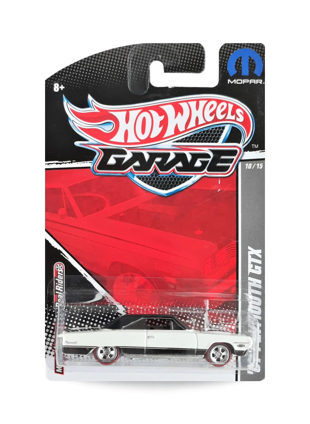Hot Wheels Mopar Garage 2011 Plymouth '67 Plymouth GTX 1:64 – Pearl White / Black