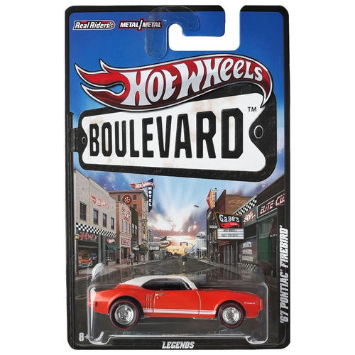 Hot Wheels 1:64 '67 Pontiac Firebird Orange Body with White Top