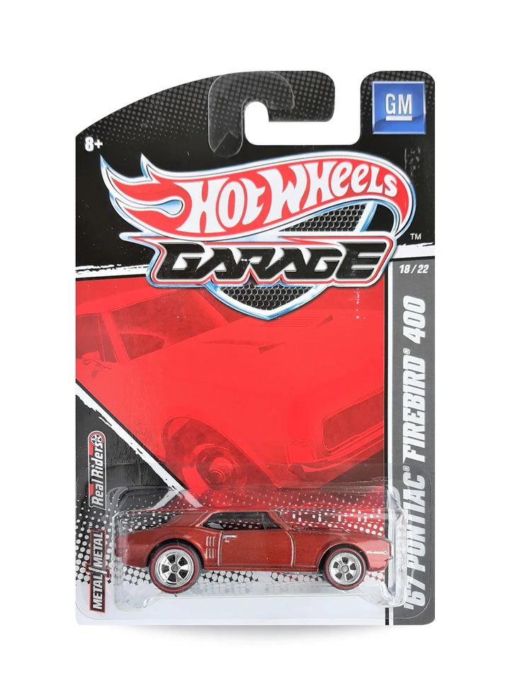 Hot Wheels GM Garage 2011 Pontiac '67 Pontiac Firebird 400 1:64 – Metalflake Dark Red