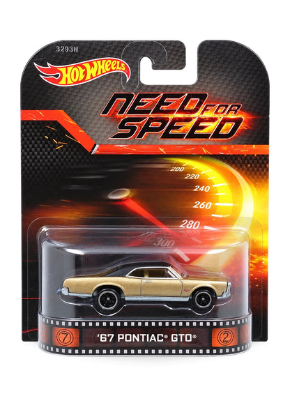 Hot Wheels Entertainment 2014 Mix 2 Pontiac '67 Pontiac GTO 1:64 – Metalflake Champagne