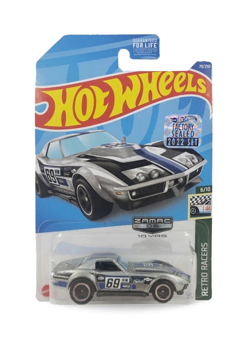 Hot Wheels Walmart Exclusive ZAMAC Editions 2022 Chevrolet '69 COPO Corvette 1:64 – ZAMAC