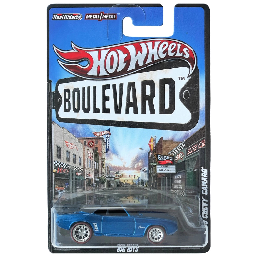 Hot Wheels 1:64 '69 Chevy Camaro Metallic Blue