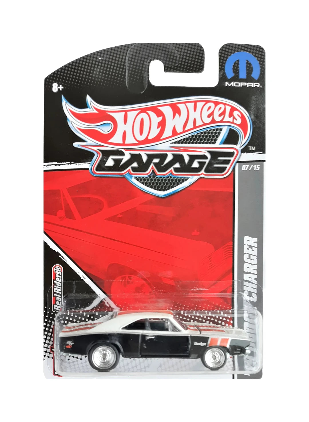 Hot Wheels Mopar Garage 2011 Dodge '69 Dodge Charger 1:64 – White / Black
