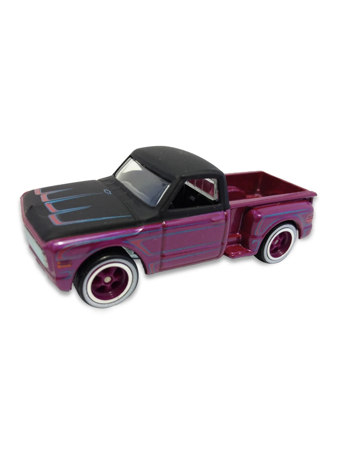 Hot Wheels GM Garage 2011 Chevrolet Custom '69 Chevy Pickup 1:64 – Purple