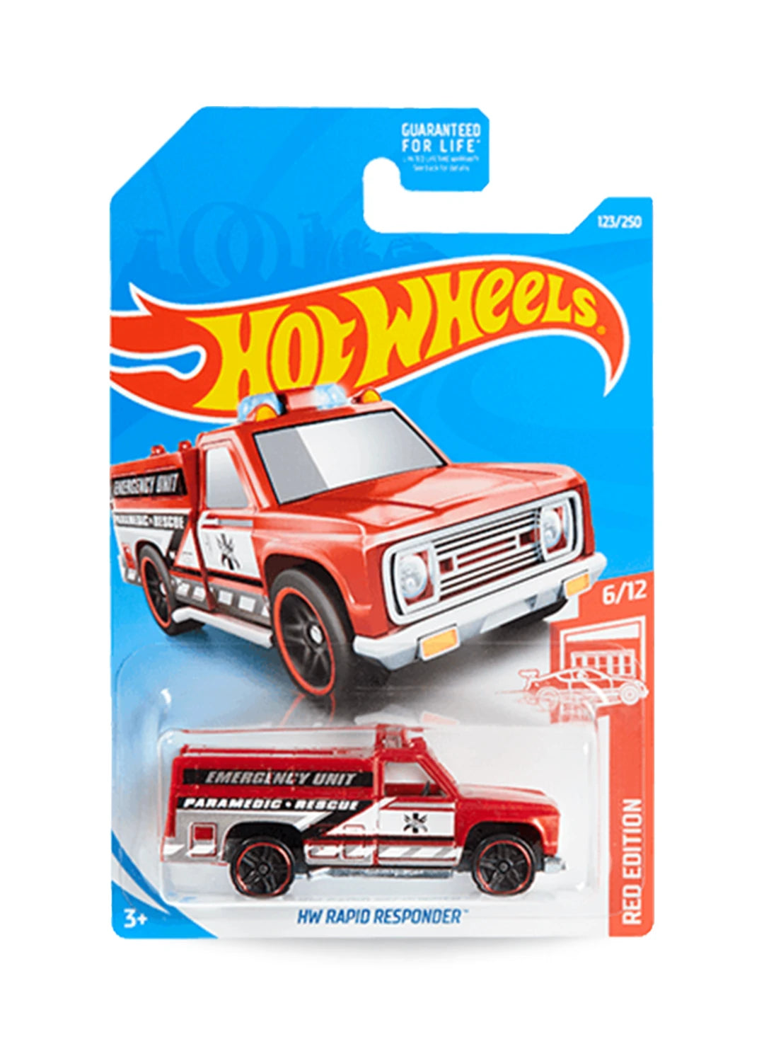 Hot Wheels Red Edition 2019 HW Rapid Responder 1:64 Red