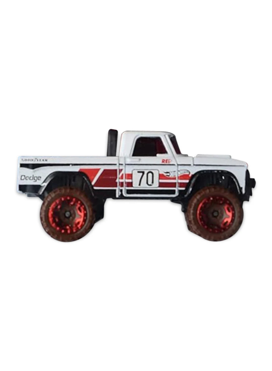 Hot Wheels Red Edition 2021 Dodge '70 Dodge Power Wagon 1:64 White
