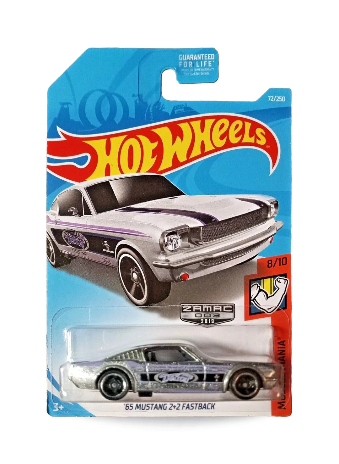 Hot Wheels Walmart Exclusive ZAMAC Editions 2019 Ford '65 Mustang 2+2 Fastback 1:64 – ZAMAC