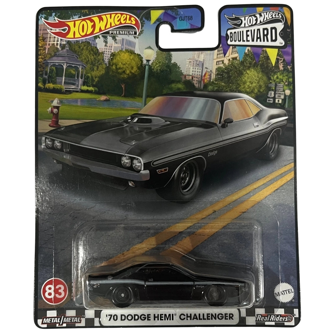 Hot Wheels 1:64 '70 Dodge Hemi Challenger Black