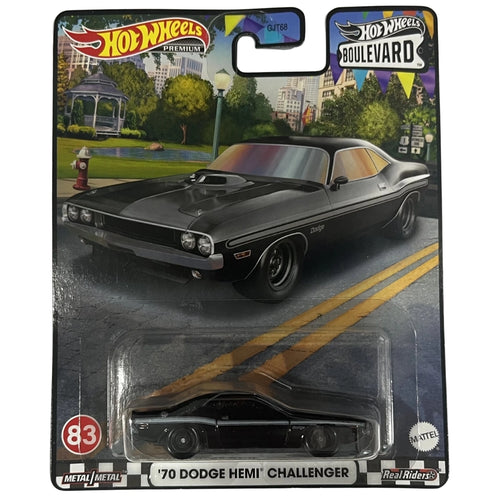 Hot Wheels 1:64 '70 Dodge Hemi Challenger Black
