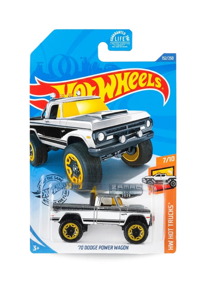 Hot Wheels Walmart Exclusive ZAMAC Editions 2020 Dodge '70 Power Wagon 1:64 – ZAMAC