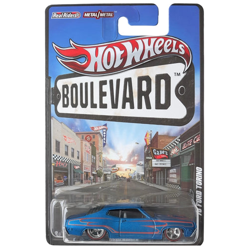 Hot Wheels 1:64 '70 Ford Torino Blue