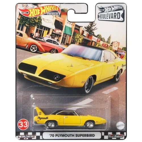 Hot Wheels 1:64 '70 Plymouth Superbird Yellow