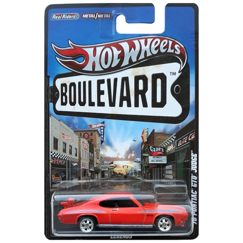 Hot Wheels 1:64 '70 Pontiac GTO Judge Metalflake Orange