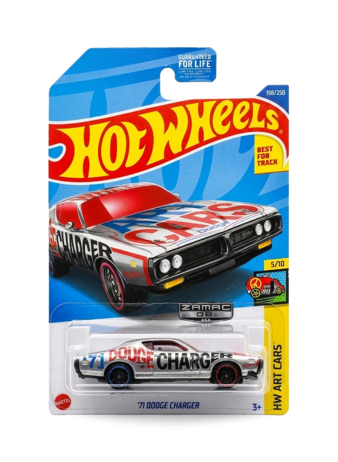 Hot Wheels Walmart Exclusive ZAMAC Editions 2022 Dodge '71 Charger 1:64 – ZAMAC