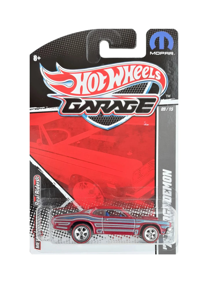 Hot Wheels Mopar Garage 2011 Dodge '71 Dodge Demon 1:64 – Metallic Red