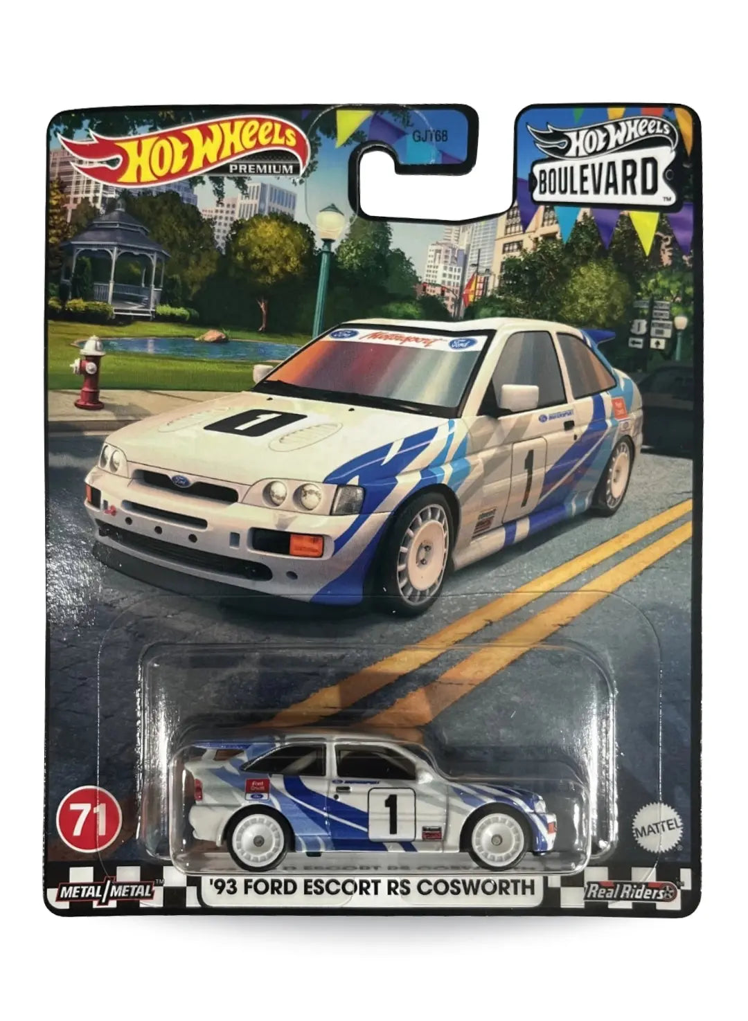 Hot Wheels Boulevard (After 2013) – 2023 '93 Ford Escort RS Cosworth 1:64 - Diamond White