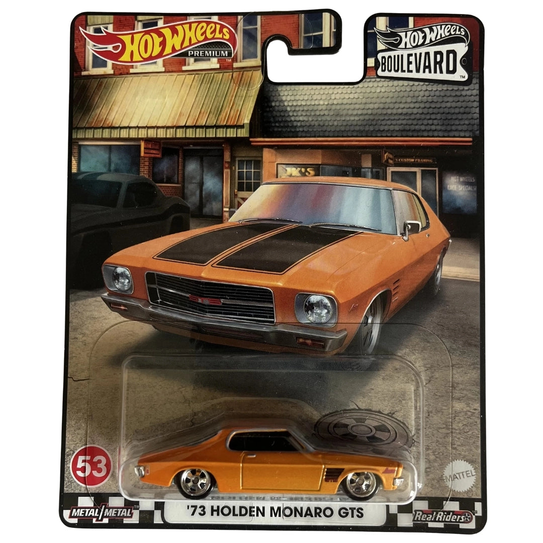 Hot Wheels 1:64 '73 Holden Monaro GTS Metalflake Indy Orange