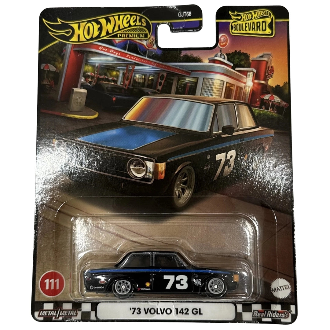 Hot Wheels 1:64 '73 Volvo 142 GL Black