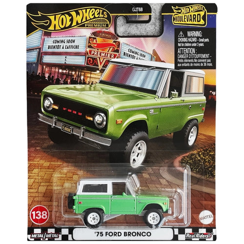 Hot Wheels 1:64 '75 Ford Bronco Pearl Glen Green