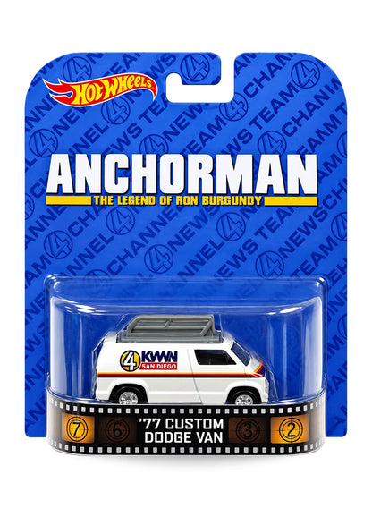 Hot Wheels Entertainment 2014 Mix 5 Dodge '77 Custom Dodge Van 1:64 – White