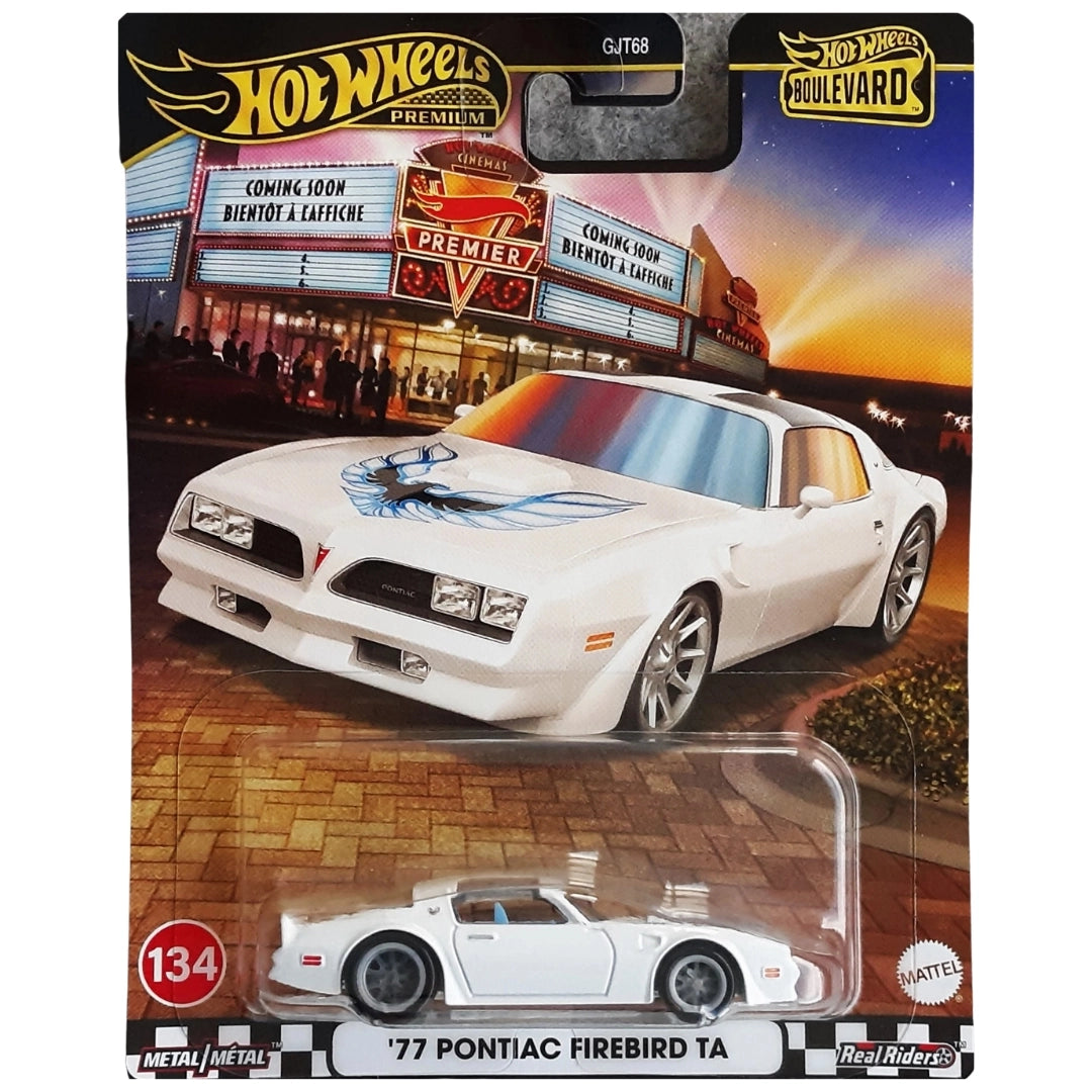 Hot Wheels 1:64 '77 Pontiac Firebird TA White