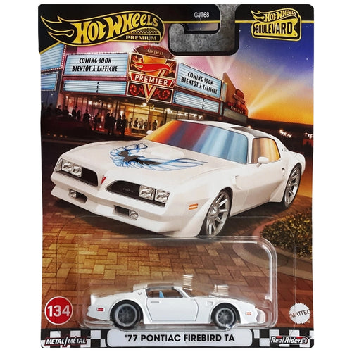 Hot Wheels 1:64 '77 Pontiac Firebird TA White
