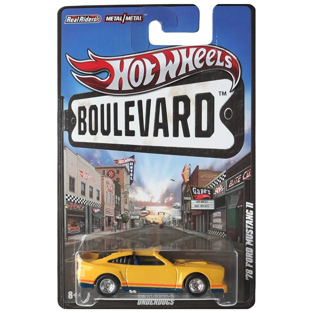 Hot Wheels 1:64 '78 Ford Mustang II Yellow
