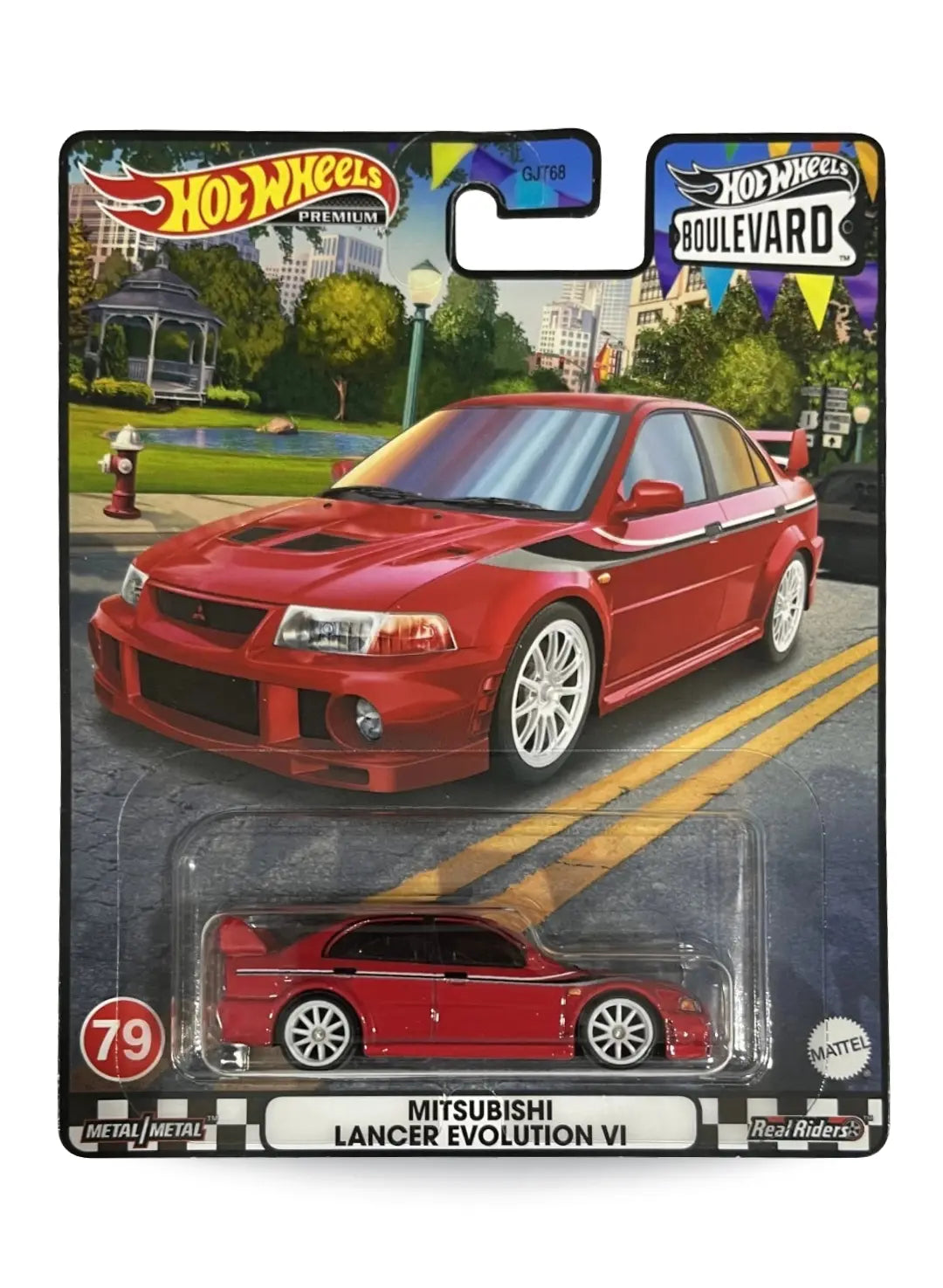 Hot Wheels Boulevard (After 2013) – 2023 Mitsubishi Lancer Evolution VI 1:64 - Red