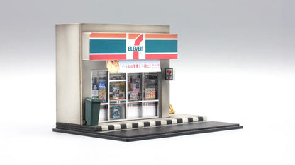 7-Eleven Style Mini Diorama for 1:64 Diecast Cars – Convenience Store Scene