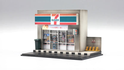 7-Eleven Style Mini Diorama for 1:64 Diecast Cars – Convenience Store Scene