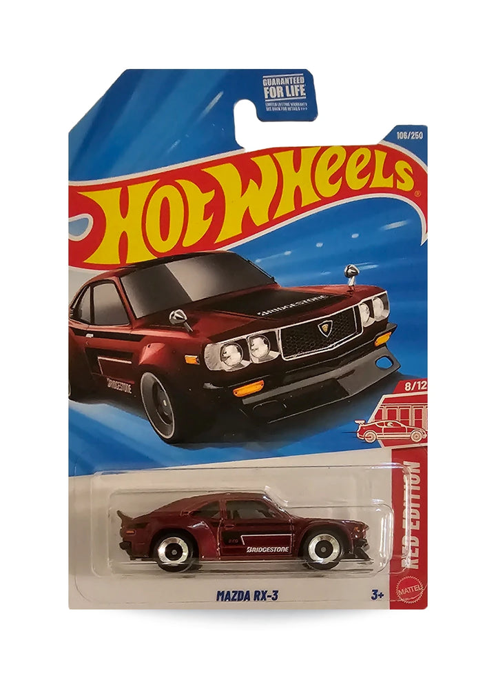 Hot Wheels Red Edition 2026 Mazda RX-3 1:64 Maroon