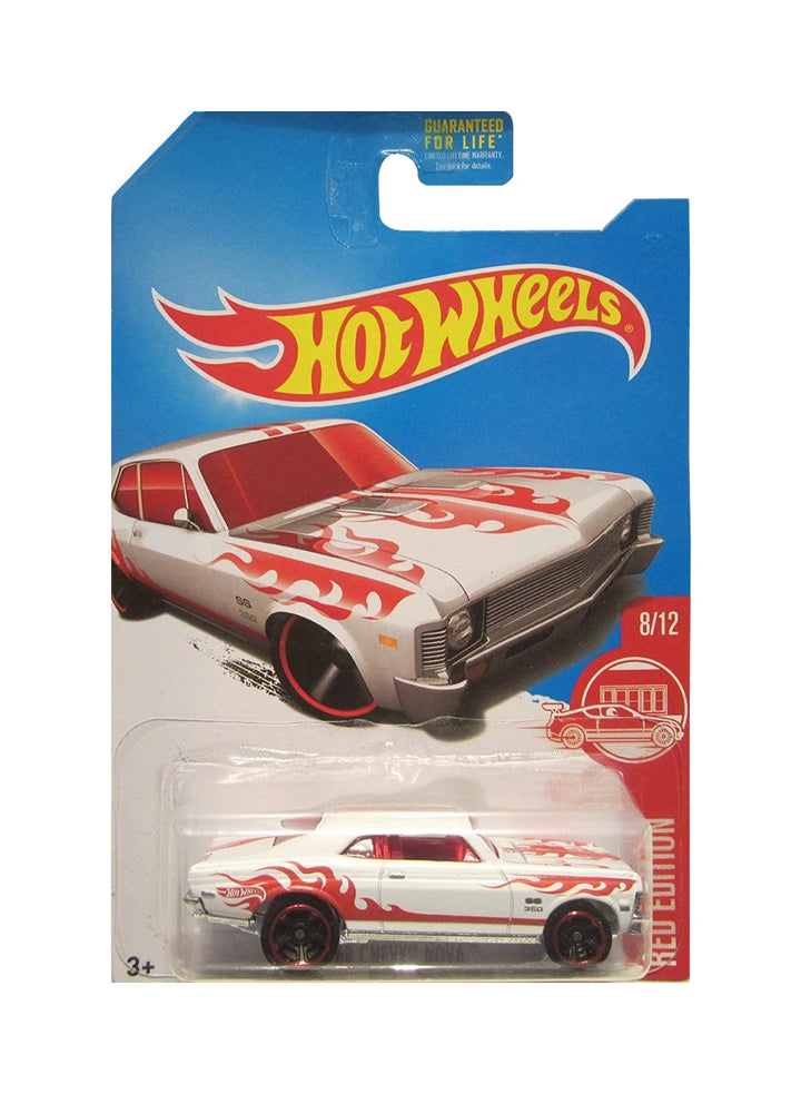 Hot Wheels Red Edition 2017 Chevrolet '68 Chevy Nova 1:64 White