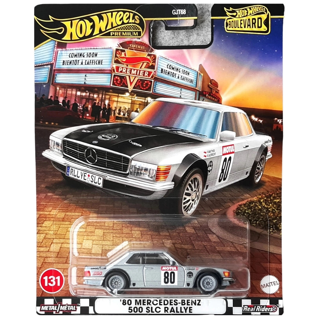 Hot Wheels 1:64 '80 Mercedes-Benz 500 SLC Rallye Silver