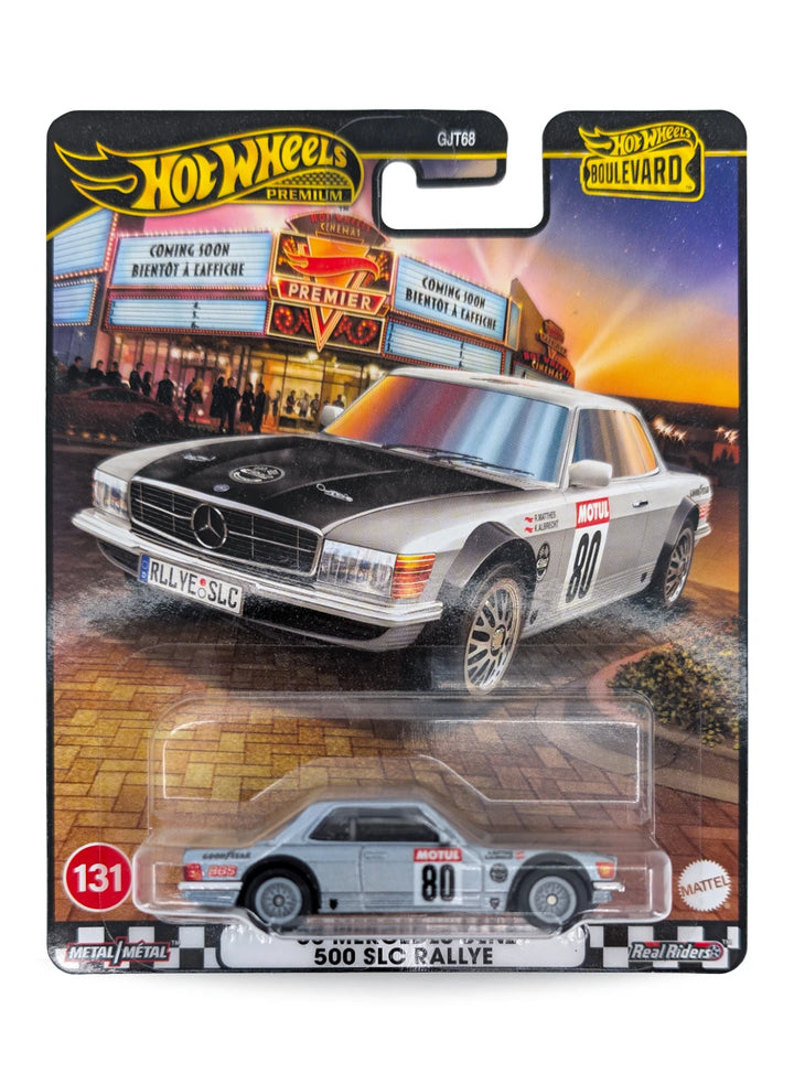 Hot Wheels Mercedes-Benz '80 Mercedes-Benz 500 SLC Rallye 1:64 - Silver