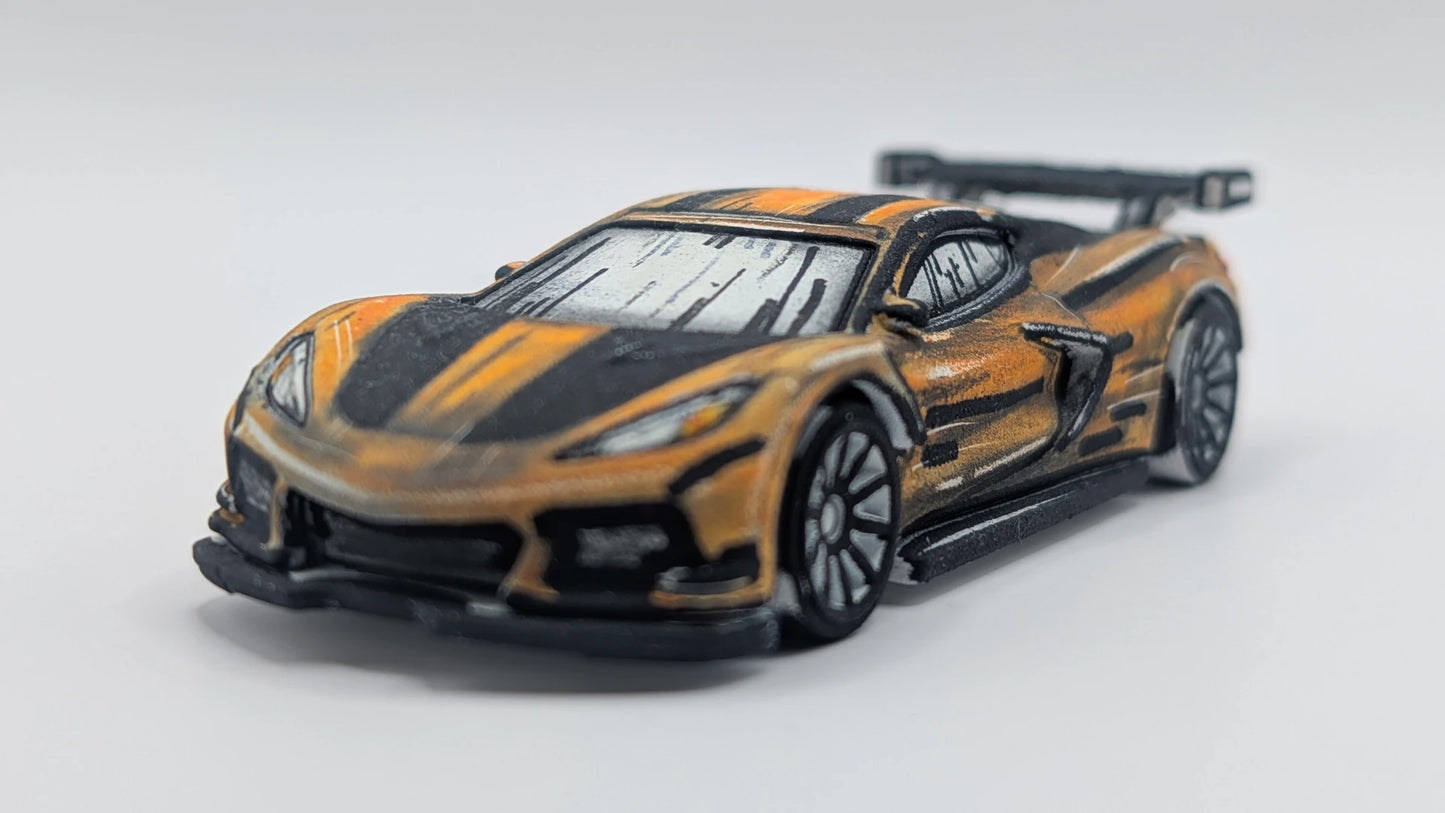 83 Kustom Custom Sharpie Pen Art Corvette C8