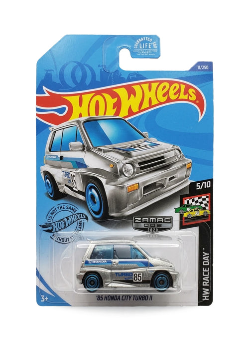 Hot Wheels Walmart Exclusive ZAMAC Editions 2020 Honda '85 City Turbo II 1:64 – ZAMAC