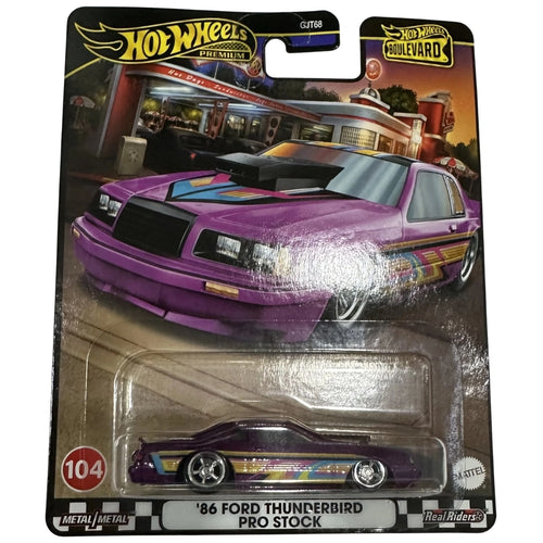 Hot Wheels Ford '86 Ford Thunderbird Pro Stock 1:64 - Purple