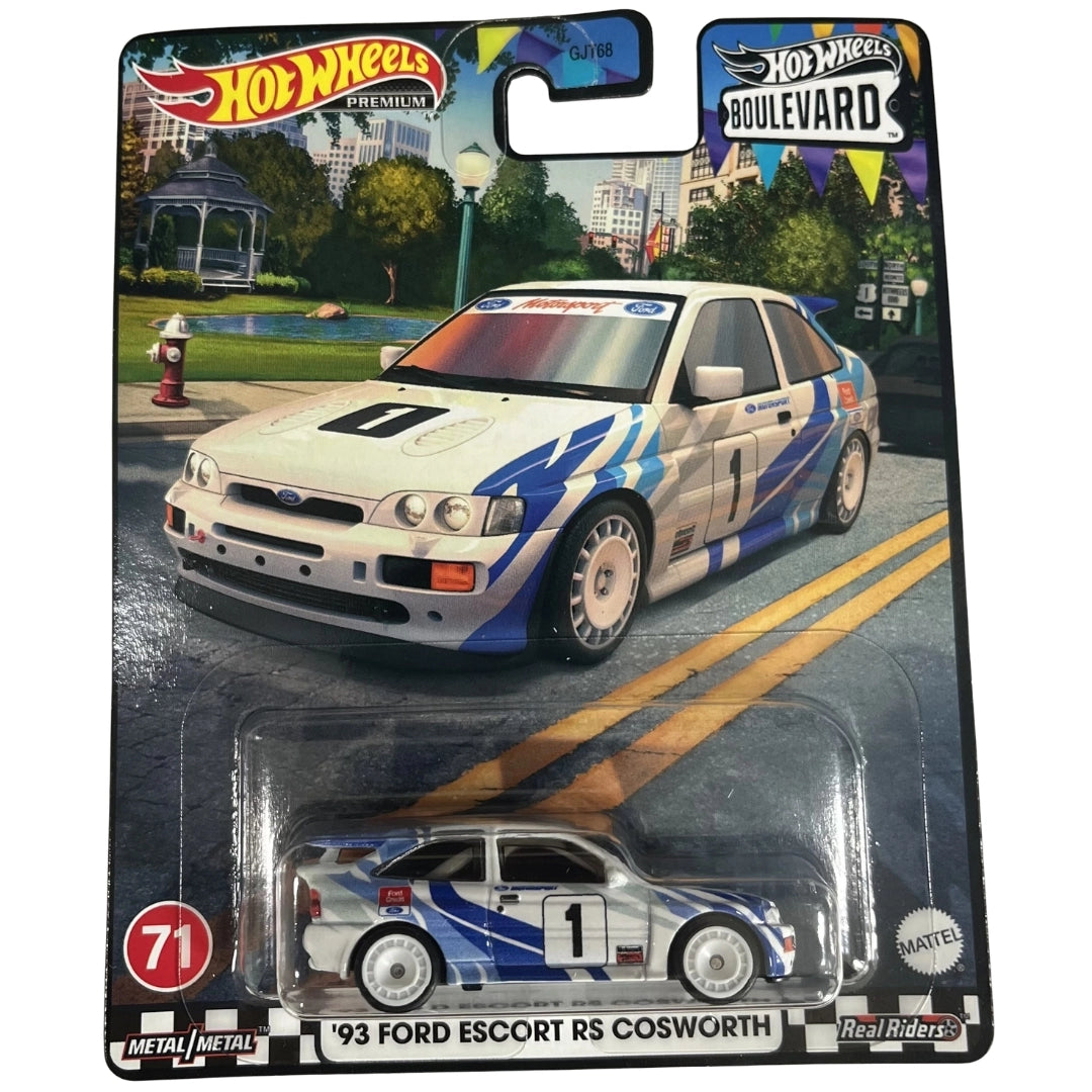 Hot Wheels 1:64 '93 Ford Escort RS Cosworth Diamond White