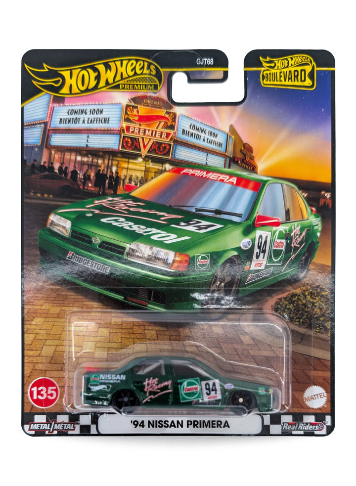 Hot Wheels Nissan '94 Nissan Primera 1:64 - Metalflake Green