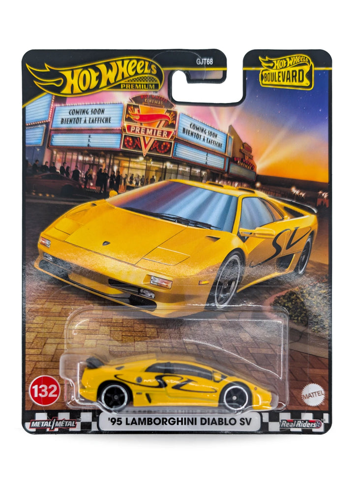 Hot Wheels Lamborghini '95 Lamborghini Diablo SV 1:64 - Giallo Corona