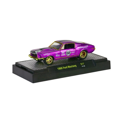 1968 Ford Mustang - Purple (#68, Gold Rims)