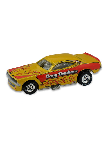 Hot Wheels Dragstrip Demons 2009 Gary Densham's "Teachers Pet" Challenger 1:64 – Yellow