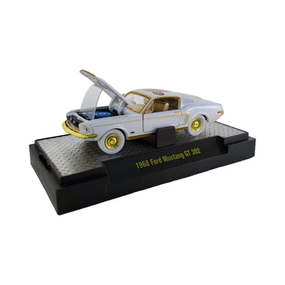 1968 Ford Mustang GT 302 - White/Gold (Super Chase)
