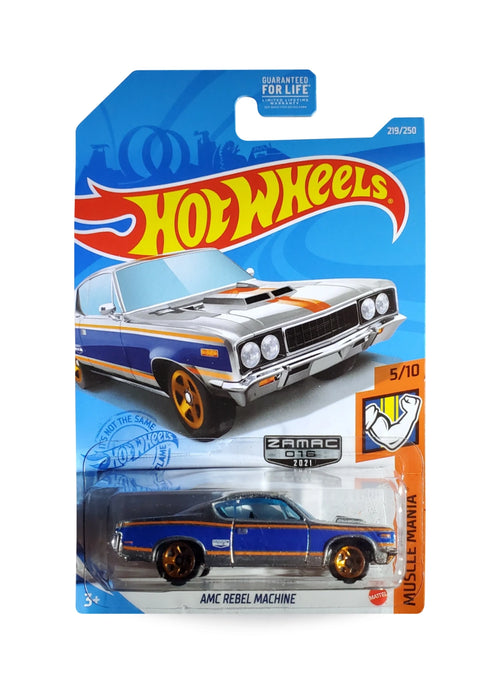 Hot Wheels Walmart Exclusive ZAMAC Editions 2021 AMC Rebel Machine 1:64 – ZAMAC