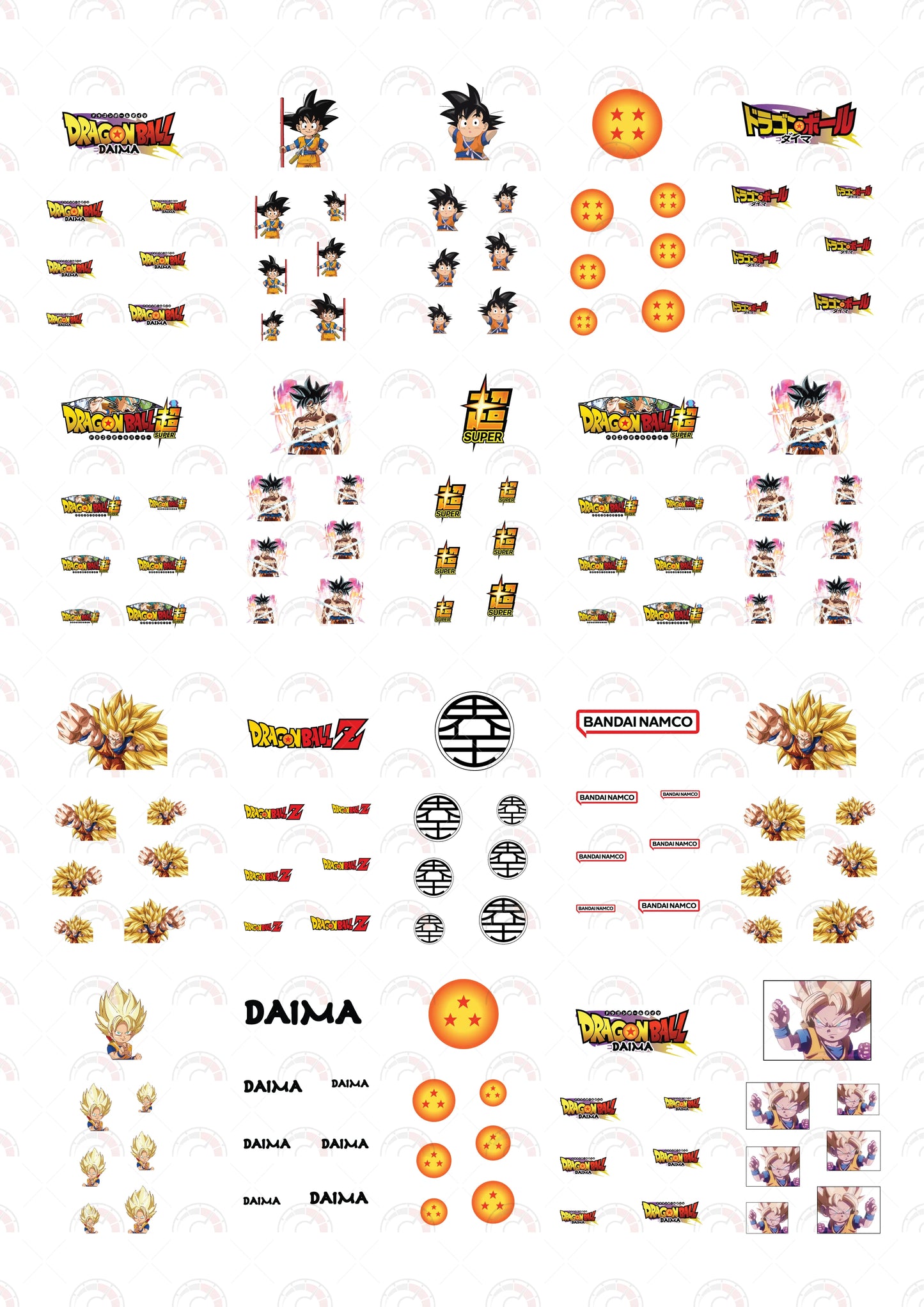 Goku Dragon ball Daima 03 Custom Car Decals