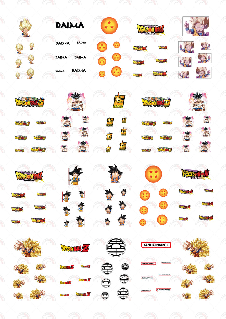 Goku Super Saiyan Toy Car Sticker